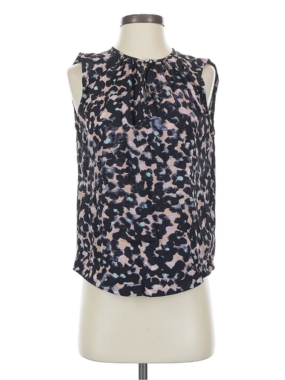 Rebecca Taylor 100% Silk Sleeveless Blouse